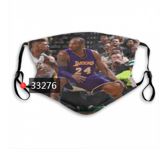 2021 NBA Los Angeles Lakers #24 kobe bryant 33276 Dust mask with filter->nba dust mask->Sports Accessory